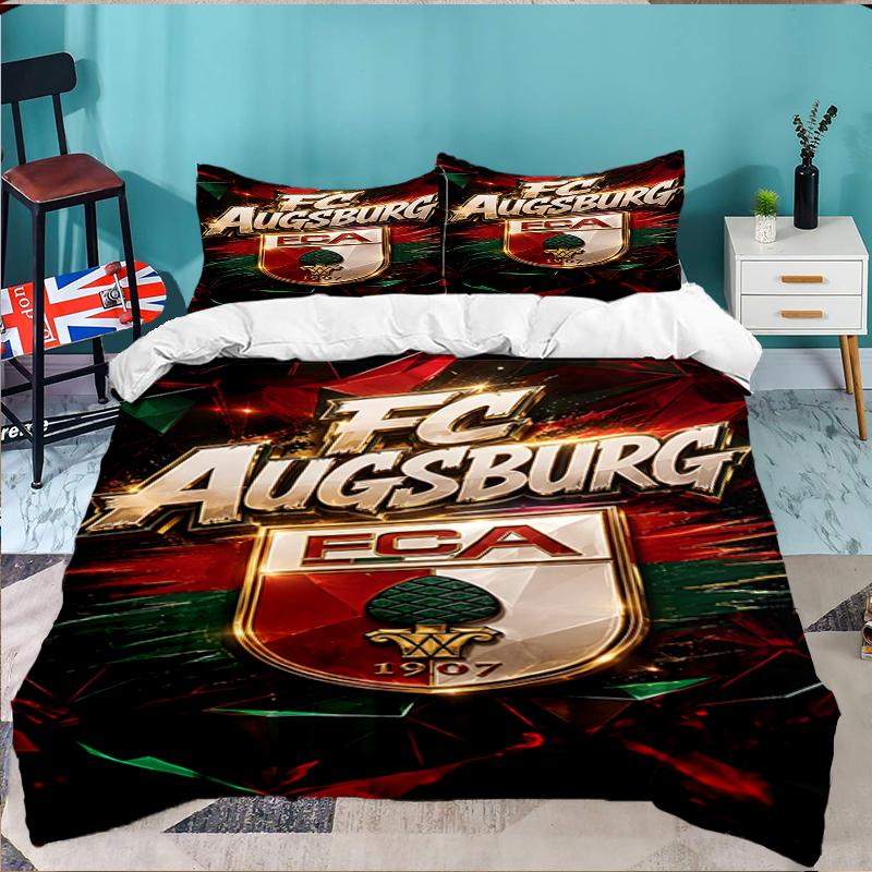 3PCS Augs-burg Crest Bedding set,Ideal for1pc Duvet Cover And 2pcs Pillowcases Perfect for Christmas gift,Ideal for Bedroom, Dormitory
