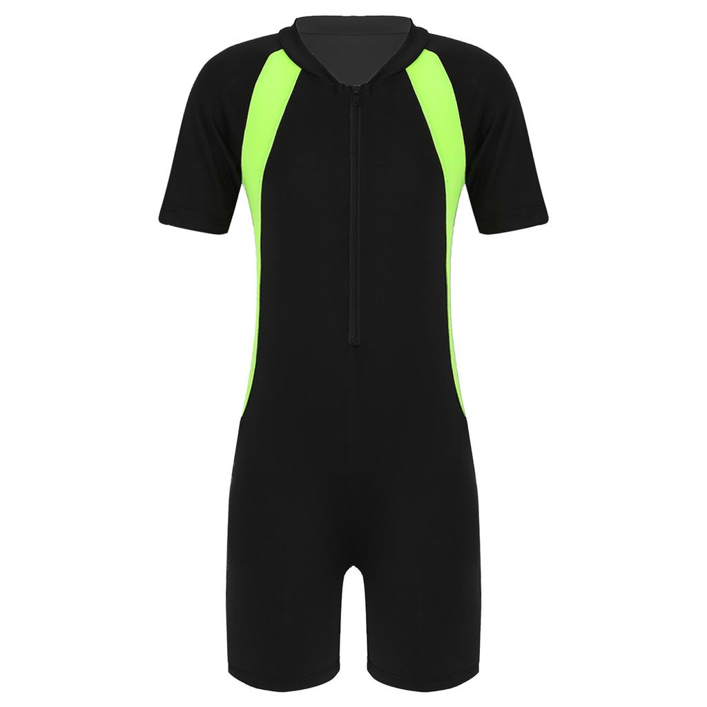 Гидрокостюм, короткий купальник, детский эластичный костюм для дайвинга для девочек, купальник, комбинезон для серфинга, рашгард