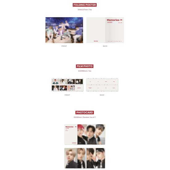 WEVERSE Shop ENHYPEN Memories : STEP 2 DIGITAL CODE + DVD + PIECES OF MEMORIES [2021-2022] SET