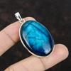 Neon Flash Labradorite Pendant Genuine Gemstone Pendant 925 Sterling Silver Pendant Fashion Jewelry Handmade Pendant Silver Jewelry For Gift