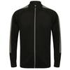 Mens Contrast Panel Knitted Tracksuit Top