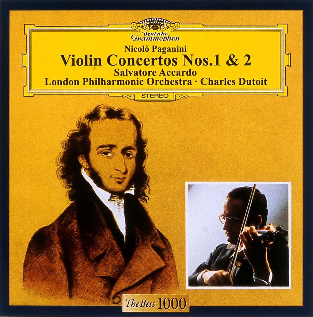 CD ACCARDO SALVATORE DUTOIT CHARLE Скрипичный концерт Паганини №№. 1 UCCG5130 2006 Япония Классика Б/У