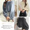 Long Sleeve Stylish Balloon Sleeve Chiffon Solid Elegant and Puff Loose Perfect for Entrance Office and Fall [7-livehouse] Women's Blouse, Top,