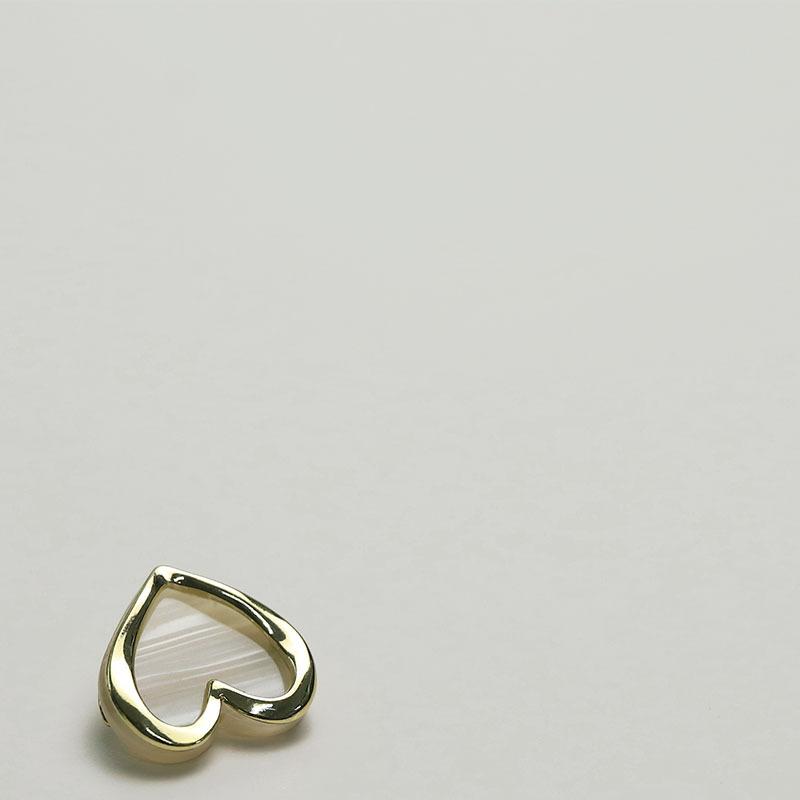 Xiaoxiang Elegant Style Love Button Metal Suit Decorative Buckle Lining Blouse Tweed Jacket Sleeve Collar Buckle