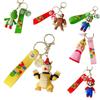 Princess Peach Keychain Super Mario Bros Nintendo Pendant Bag Charm