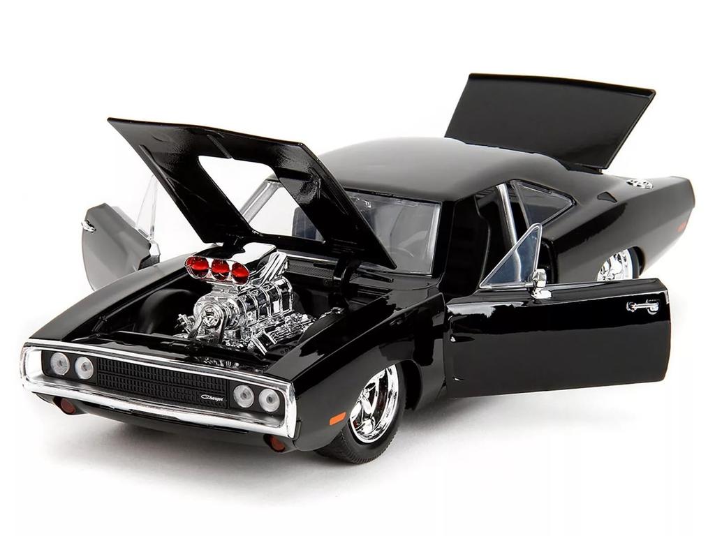 JADA TOYS Fast Furious Dodge Charger 1970 Black Charger Mini Car 35421 1/24 & F&F [Товар]