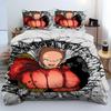 Роскошный Новый 3D Принт One Punch Man, Аниме Мультфильм Одеяло Постельное Белье Комплект, Пододеяльник Постельное Белье Комплект Покрывало Наволочка Постельное Белье Комплект