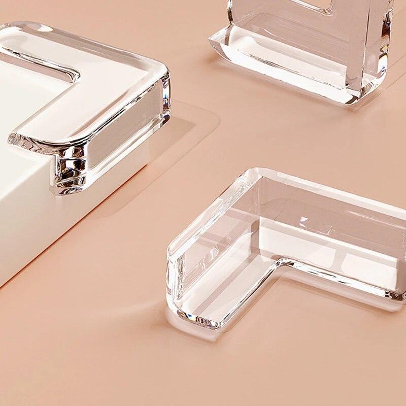 Детский прозрачный антиколлизионный уголок, детские силиконовые защитные изделия, детский стеклянный стол и стул, антиколлизионный