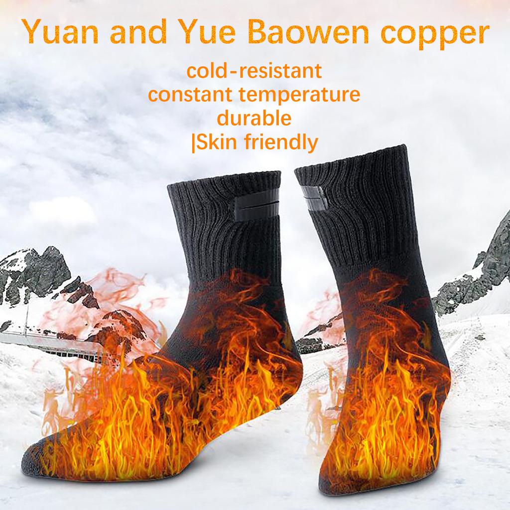 Перезаряжаемые теплые носки с литиевой батареей с регулировкой температуры