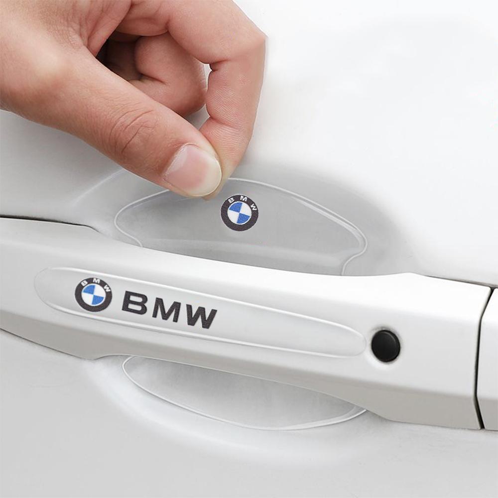 BBKV7 Car Transparent Door Handle Bowl Protective Film Anti-Scratch Sticker Accessories For BMW M E90 E60 F18 F30 F20 M3 E87 M4 X3 X1