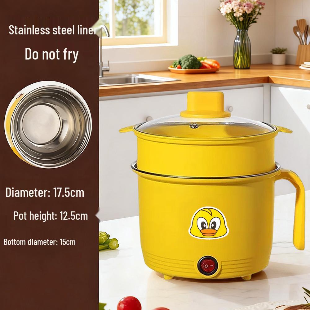 Многофункциональная электрическая плита с антипригарным покрытием: Горшочек для лапши быстрого приготовления большой емкости для общежития