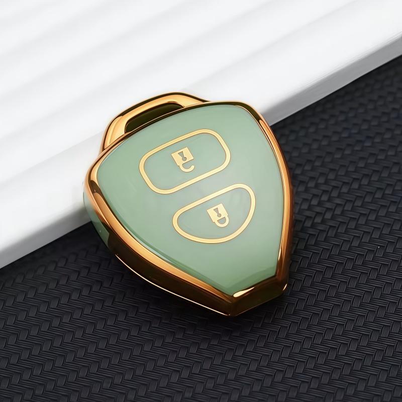 2 Buttons TPU Key Case Cover for TOYOTA Corolla Hilux Vitz Rav4 Aqua Camry Land Cruis Remote Key Shell Fob
