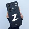 Чехол для телефона Infinix GT 10 Pro X6739 Счастливой начальной буквой Матовый мягкий силиконовый чехол для InfinixGT 10Pro GT10 Pro Чехол