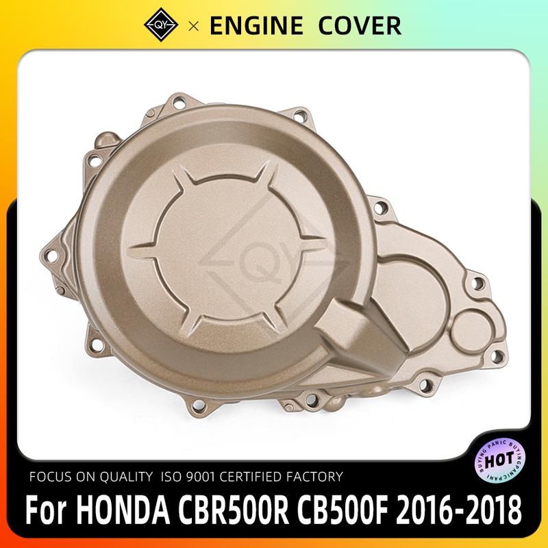 LQYL Engine Cover Stator Cover CrankCase Side Cover Motor Shell For Honda CBR500R 2016 2017 2018 CB500F 2016 2017 2018