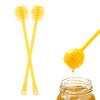 2Pcs Honey Mixing Stirrer Plastic Dipper Smooth Honey Comb Stick Spoon