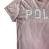 Polo Ralph Lauren Футболка с принтом букв, круглым вырезом, коротким рукавом, мужская, розовая, 211800249-001