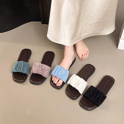 Сандалии одним словом обувь сандалии шлепанцы женская летняя одежда женская пляжная плоская подошва продвинутый