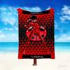 1pc Snug Ladybug Blanket, Lightweight & Durable Print Blanket, Perfect for Home, Couch, Bed, Picnic, Travel, Office