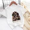Katseye Print Fashion Kids T shirt Girls New Summer Streetwear Tops Casual Baby Boys Clothes Children Short Sleeve T-shirts