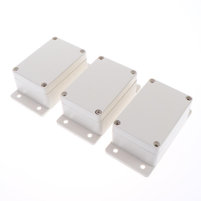 3Pcs Abs Plastic Shell 100X68X50Mm Waterproof Electronic Project Box Diy Enclosure Instrument Case Electrical Supplies