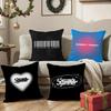 Pop Punk Rock Seconds of Summer Band Pillow Case DoubleSided Printing Short Plush Sofa Cushion Cover Bedroom Bedside Pillow