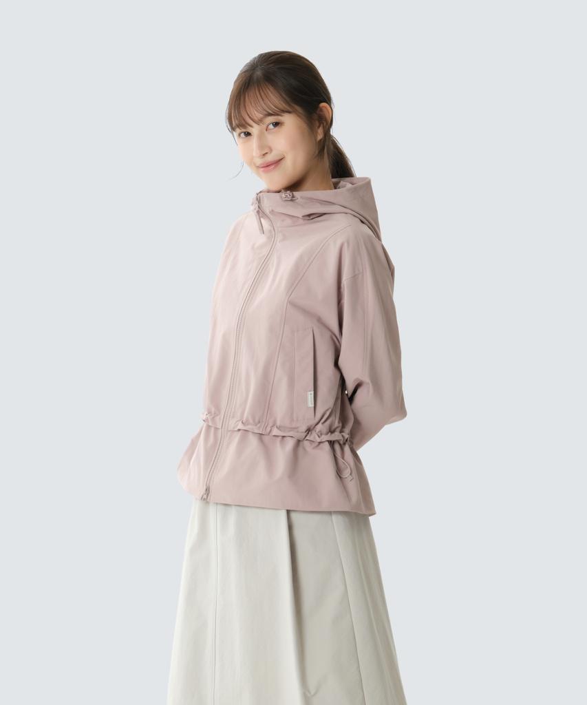 SNOWPEAK APPAREL Женская ветровка Camp Dry (S26Fwfwb61) Дымчато-розовый
