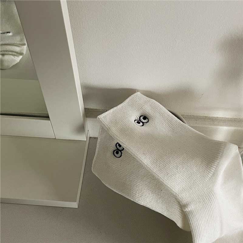 Женские теплые носки, зимние утепленные белые носки, милые носки Kawaii Y2k, элегантные носки для девочек в стиле аниме, черные носки в стиле Лолиты с героями мультфильмов Harajuku