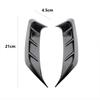 2Pcs Car Headlight Eyebrow Stickers Self Adhesive Taillamp Decoration Headlamp Eyebrow Cover for Auto Vehicle Automotive