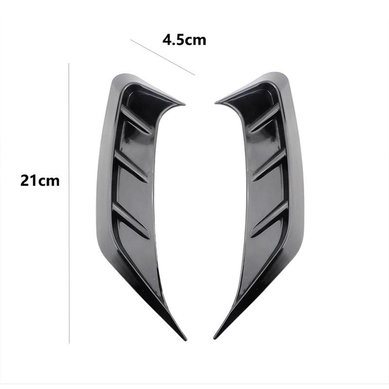 2Pcs Car Headlight Eyebrow Stickers Self Adhesive Taillamp Decoration Headlamp Eyebrow Cover for Auto Vehicle Automotive