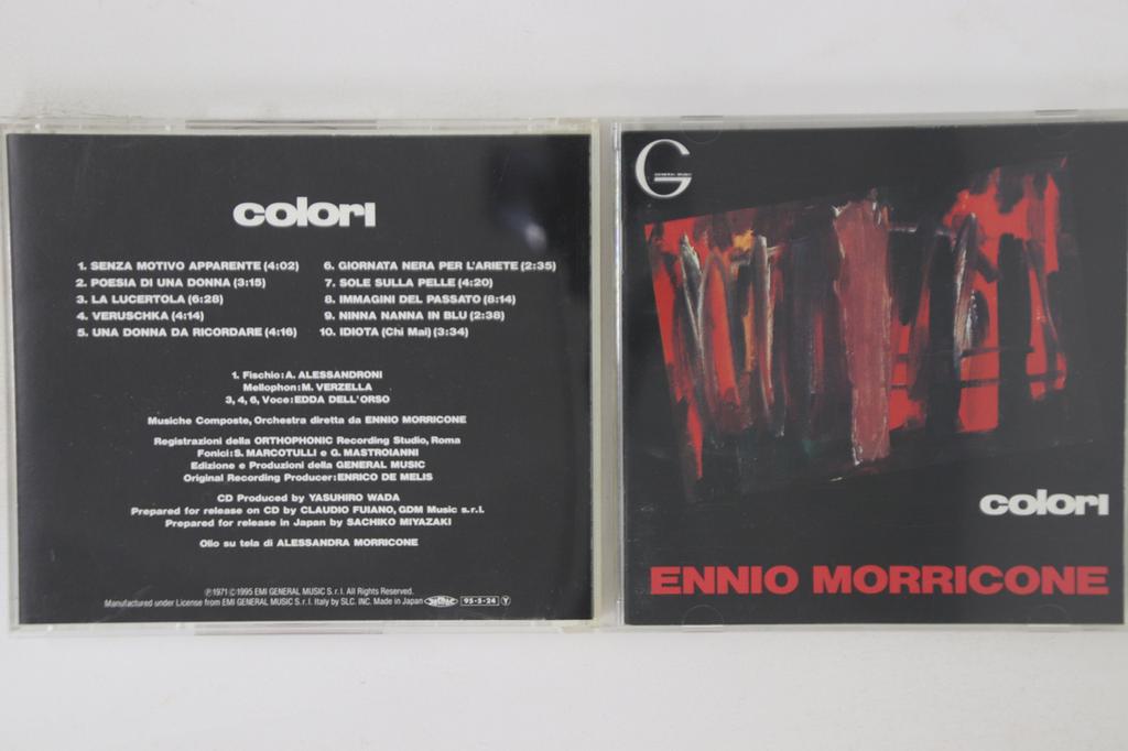 CD ENNIO MORRICONE - Colori SLCS7244 GENERAL 1995 Japan Soundtracks & Musicals Used