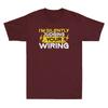 Im Silently Judging Your Wiring Funny Electrician Quote Vintage Unisexs Tshirt