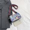This Year's Popular Bag 2025 New Korean Version of Fashion Graffiti Small Square Bag Ins Internet Celebrity Ladies Messenger Camera Bag