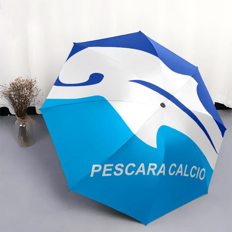 1 шт. Автоматический складной зонт - Узор Delfino Pescara 1936, Портативная и складная конструкция с 8 спицами, Рождественские и Новогодние подарки