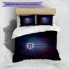 England Football Printed Bedding 3 Piece Set Cozy Breathable Bed Cover Set as Housewarming Holiday Gift