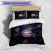 Bayern Munich Pattern Printed 3PCS Bedding Set Soft Skin-Friendly Washable Duvet Cover & Pillowcases Set All Season Bedroom