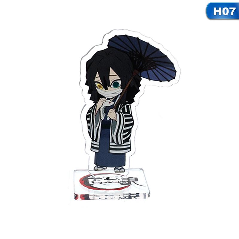 Аниме Demon Slayer мультипликационный персонаж прозрачная акриловая подставка кукла модель игрушки настольное украшение подарок