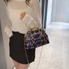 Luxury Designer Women Giltter Handbag Clutch Purse Contrasting Color Sequins Shoulder Bags Banquet Blue Chain Messenger Bags