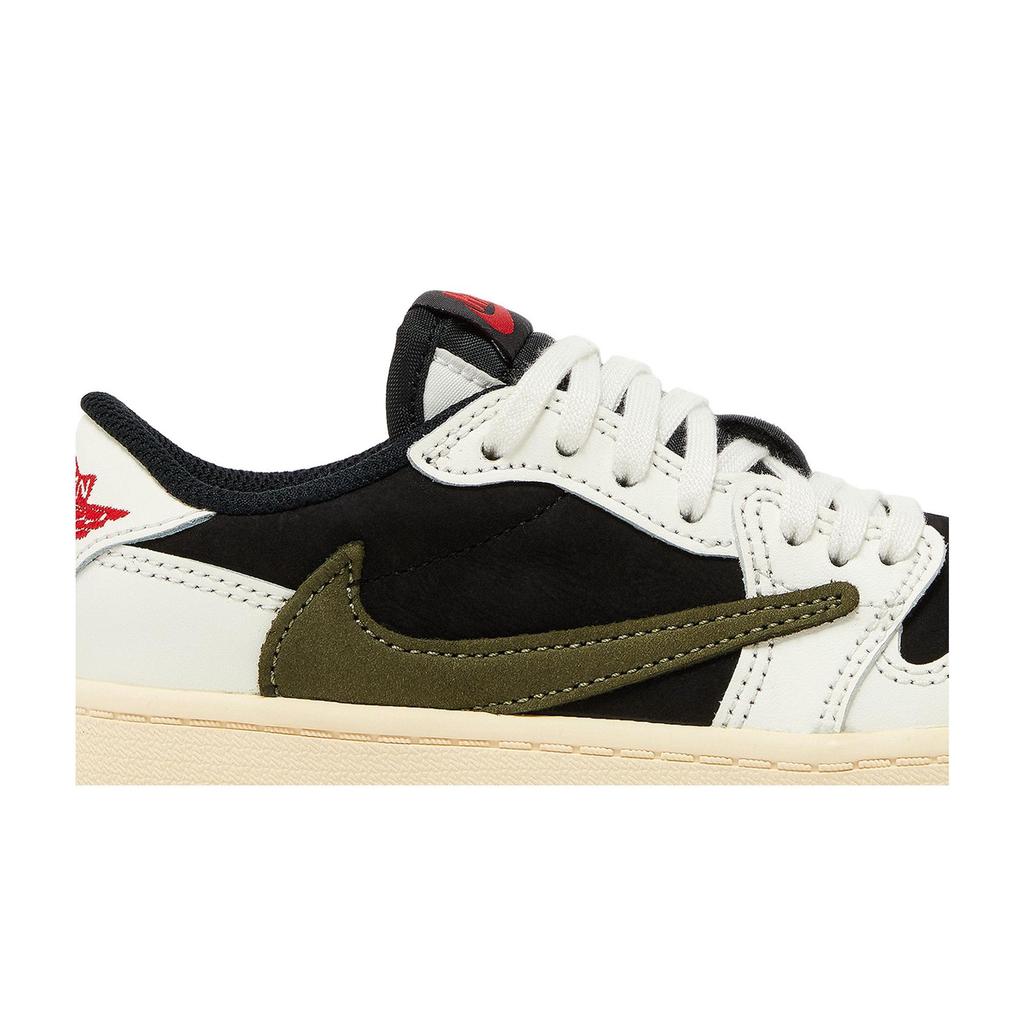 Air Jordan 1 Retro Low OG SP PreSchool 'Оливковый' (унисекс) Кроссовки для баскетбола для детей Sail / University Red / Black / Medium Olive