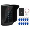T12 Touch Keyboard Access Control Machine with Waterproof Cover and 10PCS  Card Tags