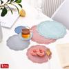 Silicone Dish Drying Mat Heat Resistant Draining Tableware Durable Cushion Pad Dinnerware Table Mat Placemat