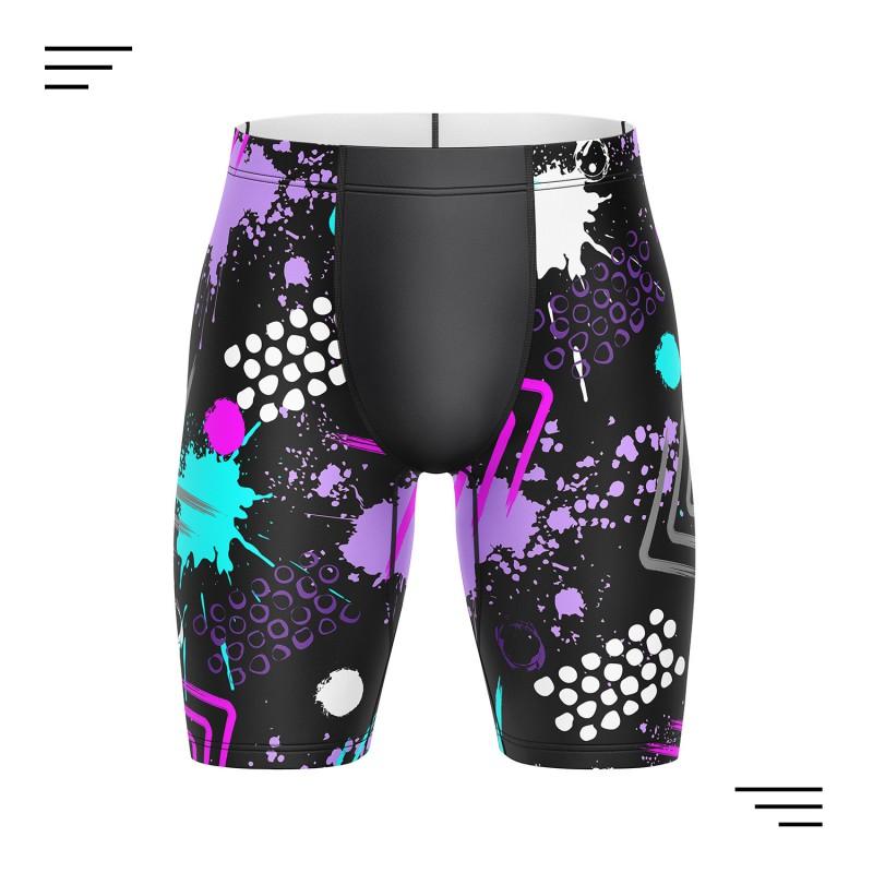 Mens Quick-Dry Swim Trunks Digital Print Board Shorts Beach Pool Surfing S-3XL