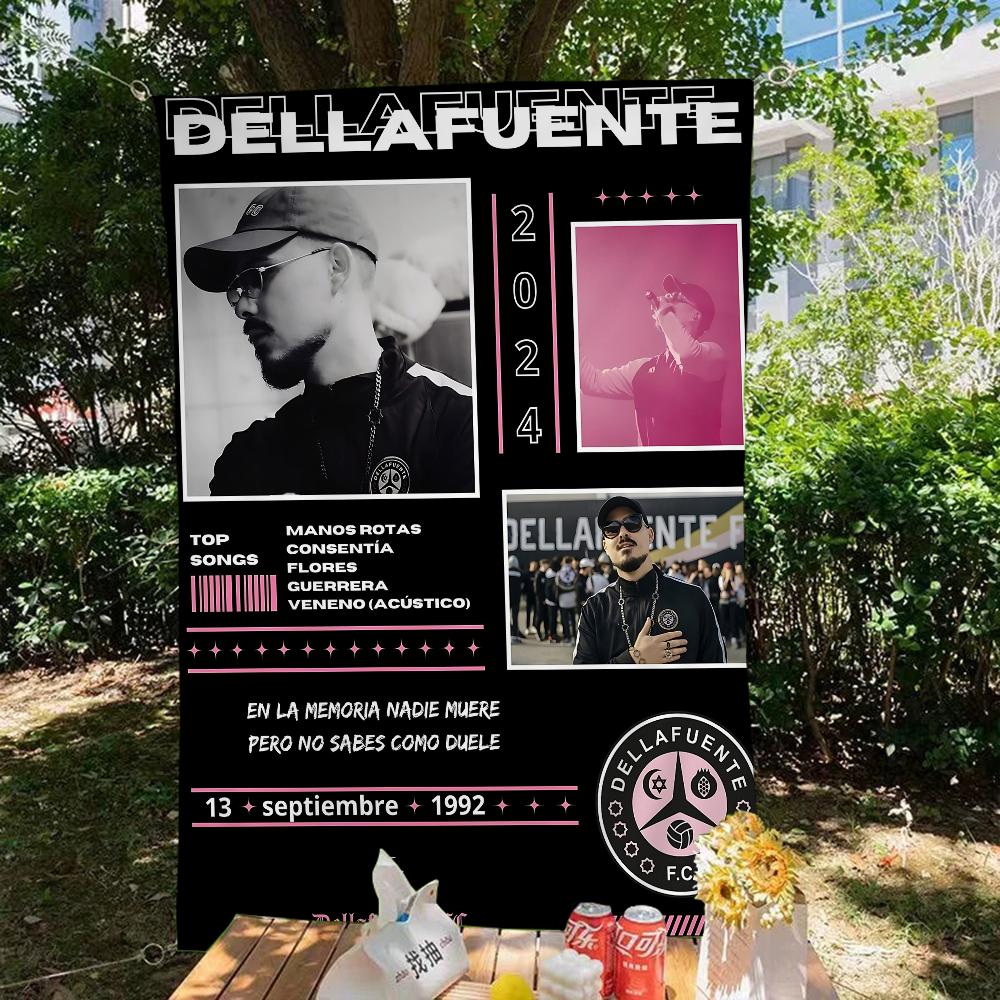 DDellafuente F C Banner INS Style Outdoor Party Decoration Atmosphere Flag