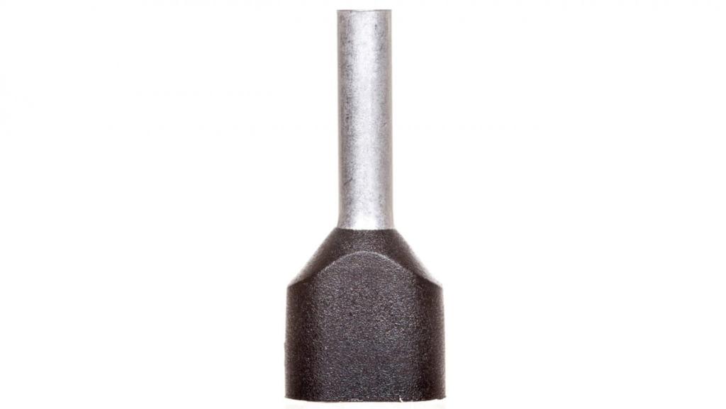 Insulated Double Ferrule Terminal /Black/ Tv 1.5-10 /100 Pcs/