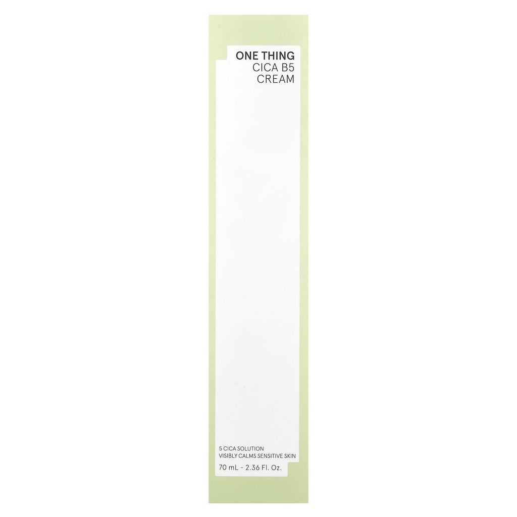 ONE THING Крем Cica B5, 2,36 жидких унций (70 мл)