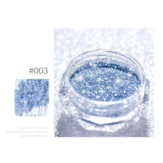 Yousheng Nail Powder Стойкий голографический DIY Зеркальный эффект Блестящий порошок для ногтей для маникюра