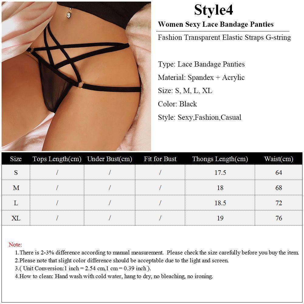 Underwear Knickers Lace Floral Bandage Bikini Briefs G-string Thongs Sexy Panties