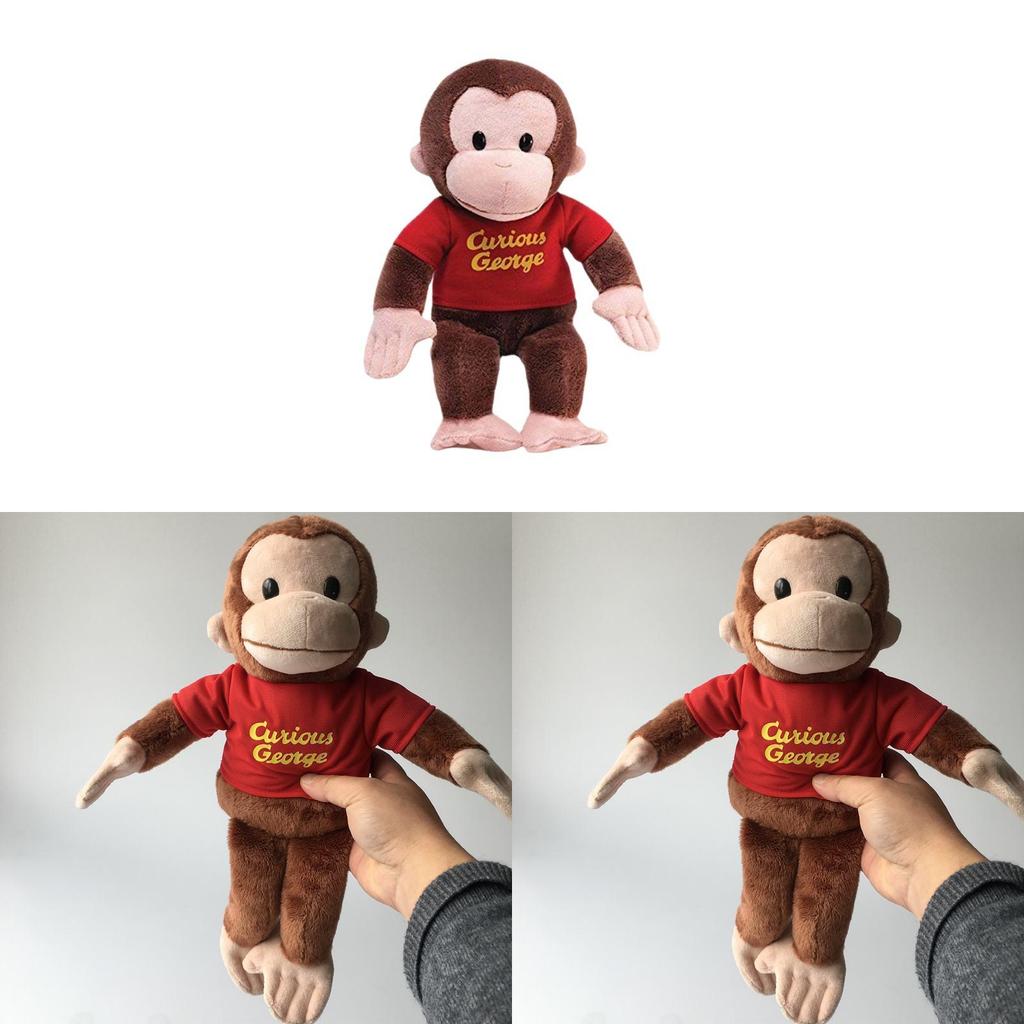 Curious George Monkey Plush Figure With Ultra Soft Short Hair For All Ages