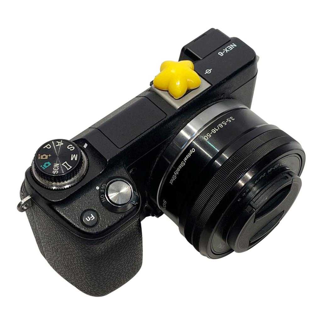 SLR Camera Hot Shoe Cover Hotshoe Cap Dustproof Cute Cartoon Shaped Protectors Covers Photography Accessory