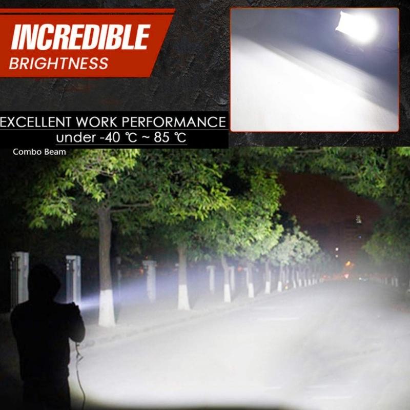 Мини прожектор 6-дюймов 288W для установки на авто мото водную технику