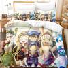 Новый постельный комплект Made In Abyss Односпальный Полуторный Двуспальный Кингсайз Комплект для кровати Взрослый Детский Спальня Комплекты пододеяльников 3D Аниме Комплект простыней